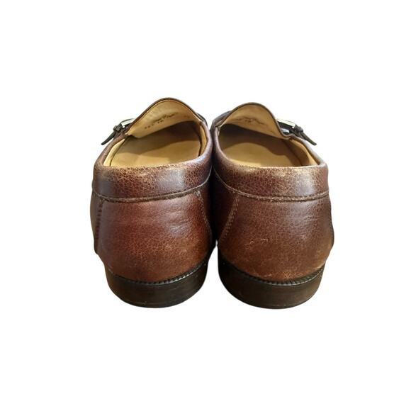 Martin Dingman Classic Diamond Mens 10M Buckle Loafer Brown Slip On Shoe main image 13